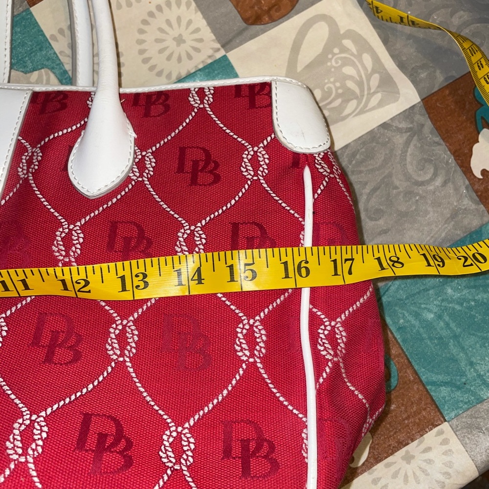 Dooney & Bourke Red & White Nautical bag - Picture 15 of 16